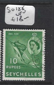 SEYCHELLES  (PP2905B)  QEII    10R   TURTLE  SG  188   VFU