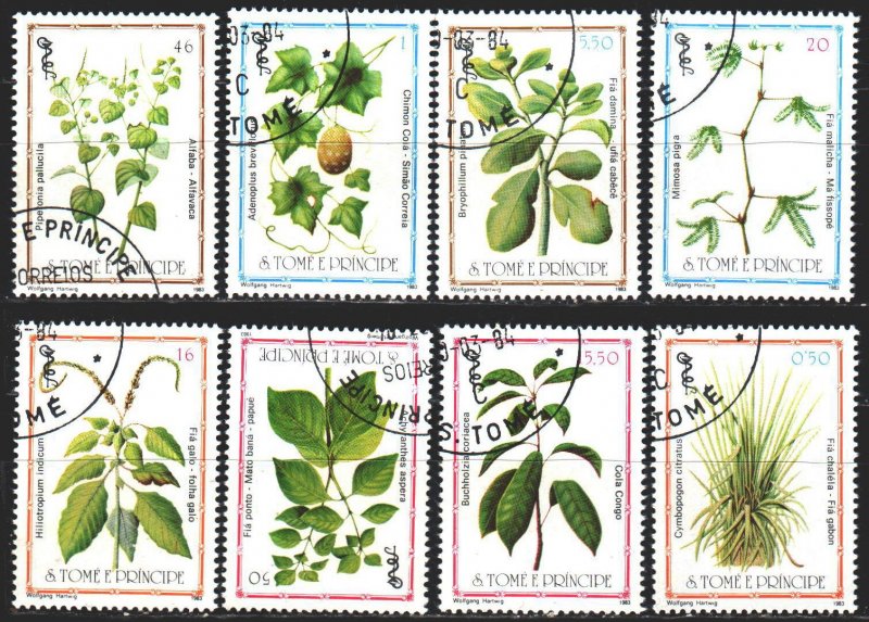 Sao Tome and Principe. 1983. 861-68. Medicinal plants, medicine. USED.