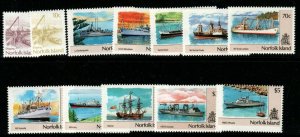 NORFOLK ISLAND SG483/94 1990 SHIPS MNH