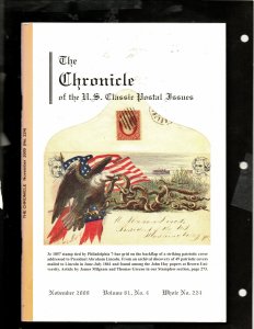 The Chronicle of the US Classic Postal Issues - Vol 61, No 3 &4.