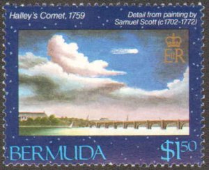 Bermuda #478-481, Complete Set(4), 1985, Space, Never Hinged