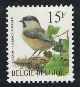 Belgium Willow tit Bird Buzin 'Mesange boreale' 15f 1997 MNH SC#1641