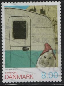 DENMARK  1522 F/VF USED CAMPING