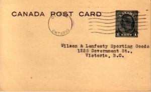 Canada, Government Postal Card, Canada Ontario