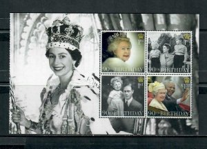 G.B BOOKLET PANE 3826b FROM P.B. DY 17 QUEEN 90th 2016