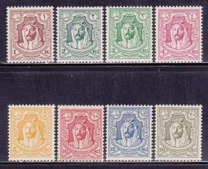 Jordan Scott # 199-206 VF-MLH set nice colors scv $ 75 ! see pic !