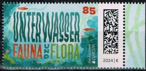 Germany 2024,Sc.# MNH underwater flora and fauna, Mi.#3828, Europa C.E.P.T.