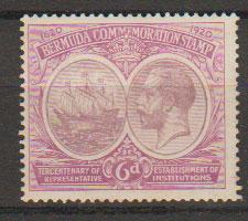 Bermuda SG 67  Mint  Hinged