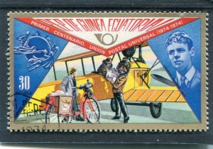 Equatorial Guinea 1974 UPU Centenary Stamp Perforated Fine Used