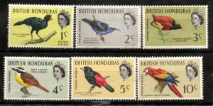 British Honduras 167-172 Mint hinged.  Short set
