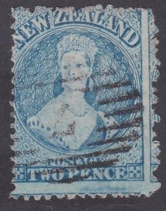 NEW ZEALAND 1864 2d perf 12½ wmk NZ SG107 / CP A2j(w) fine used.............J500