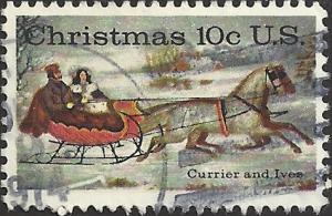 # 1551 USED CHRISTMAS CURRIER AND IVES