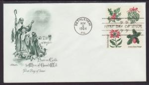 US 1257a Christmas Artmaster U/A FDC