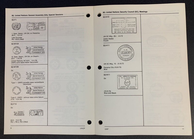 Postal History of United Nations Conferences, U.N. Philatelists, Monograph #3