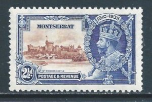 Montserrat #87 NH 2 1/2p 1935 Silver Jubilee Issue