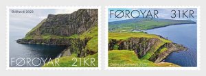 Faroes / Faeroër - Postfris/MNH - Complete set Landscapes 2023