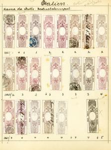 Italy Stamps 95x Bill of Exchange 1863 Group mint/used