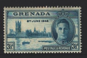 Grenada Sc#144 MVLH - tone spots on gum