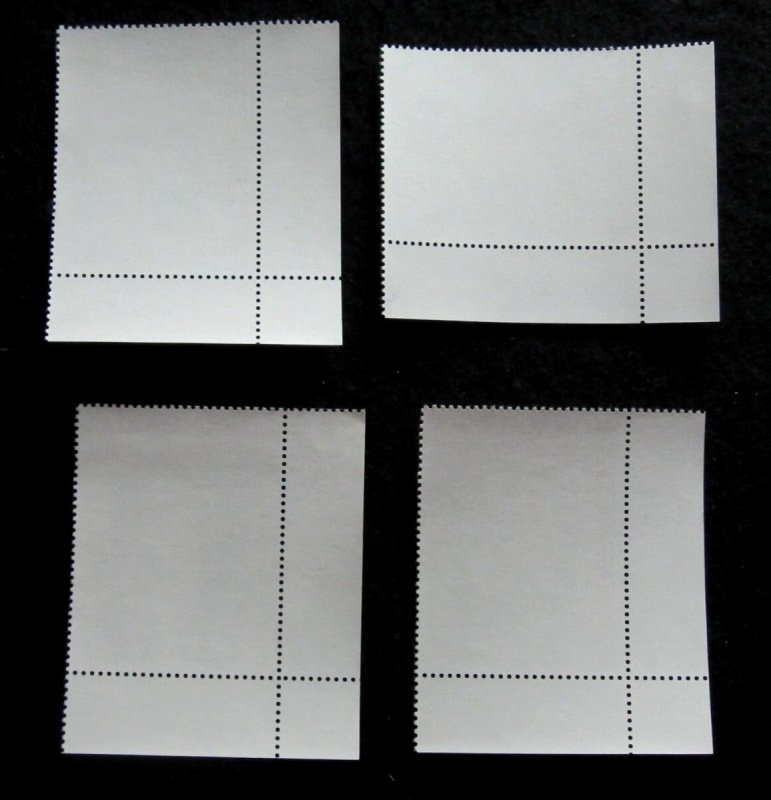 MONACO - SCOTT# 2335-2338 - PLATE SINGLE - MNH - CAT VAL $13.15