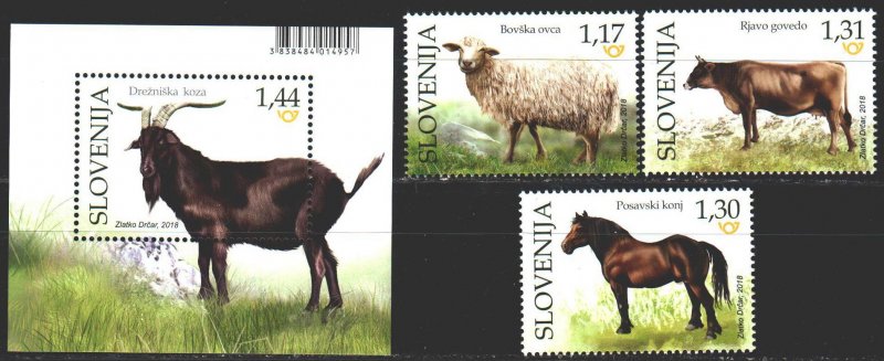 Slovenia. 2019. Pets, horse. MNH. 