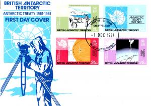 British Antarctic Terr 1st Day cover 88-91  $5.00