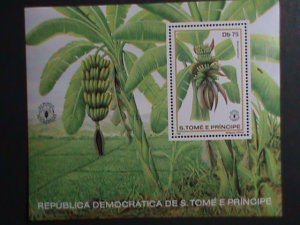 ST.THOMAS-1981 SC# 643 WORLD FOOD DAY-BANANAS  MNH S/S SHEET VF CAV.$7