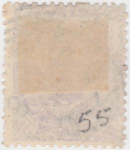 Italy Scott# 55, used purple with star on forehead, nice, #M874