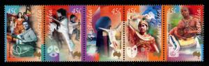 AUSTRALIA Scott 1808-1812a MNH** strip of 5 Festival stamps