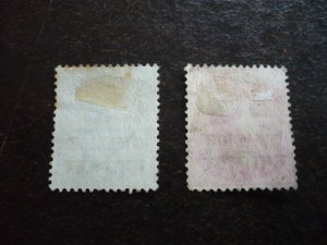 Stamps - India Gwalior - Scott# 31-32 - Used Part Set of 2 Stamps
