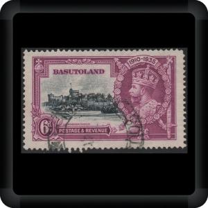 Basutoland - SC# 14 - U - Face Free Cancel