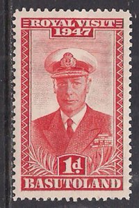 Basutoland 1947 KGV1 1d Red KGV1 Royal Visit SG 32 Umm ( G1284 )