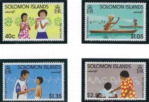 Solomon Is 838-41 MNH 1996 Unicef 50th Anniv (fe3410)