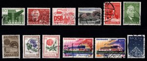 Denmark 1972-73 Commemoratives, Complete Sets [Used]