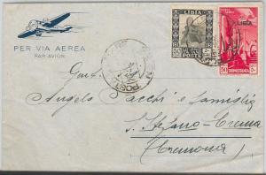 53712 - ITALY COLONIES: LIBIA - MILITARY POST CANCELLATION ENVELOPE 1942-