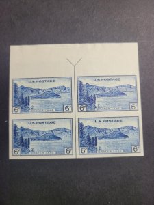 US SC# 761, Arrow & Guideline block of 4