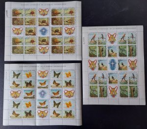 CUBA #686-700, Complete sheets of 20, og, NH, VF, Scott for singles $110.00