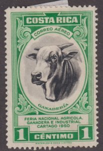 Costa Rica C197 Raising Cattle 1950