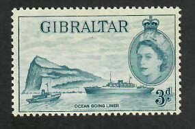 Gibraltar; Scott 137; 1953; Unused; NH