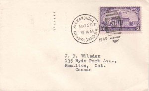 United States Louisiana Beauregard Br. Alexandria 1940 numeral duplex  DPO  3...