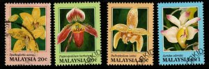 MALAYSIA SG527/30 1994 ORCHIDS FINE USED