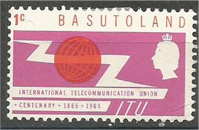 BASUTOLAND  1965 ,MNH 1c  ITU Issue  Scott #101