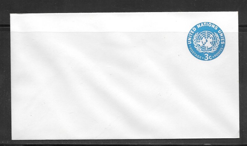 Just Fun Cover United Nations #U1 Postal Stationary (myA288) (((Stock Photo)))