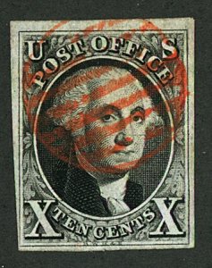 U.S. #2 USED RED GRILL CANCEL