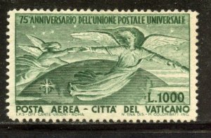 Vatican # C19, Mint Never Hinge.