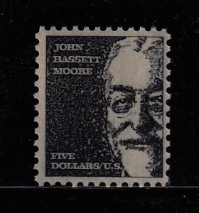 1973 John Bassett Moore Sc 1295 $5 black, untagged MNH single stamp (D