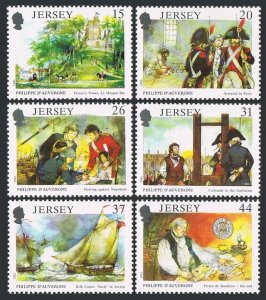 Jersey 553-558, MNH. Michel 533-538. Paintings by Philippe d'Auvergne, 1991.