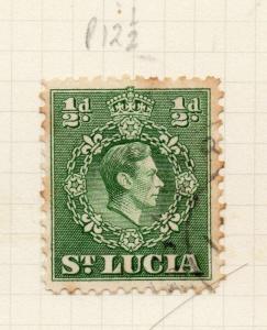 St Lucia 1949 Early Issue Fine Used 1/2d. 282405