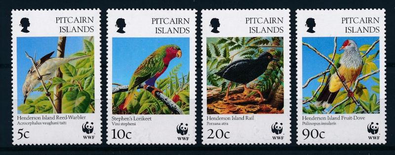 [53523] Pitcairn Islands 1996 Birds Vögel Oiseaux Ucelli WWF Lorikeet Dove MNH