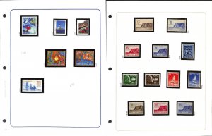 Norway Stamp Collection on 11 Pages, Ships On Stamps Mint (BC)