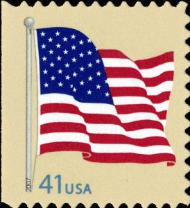 2007 41c American Flag, Regular Issue Scott 4190 Mint F/VF NH